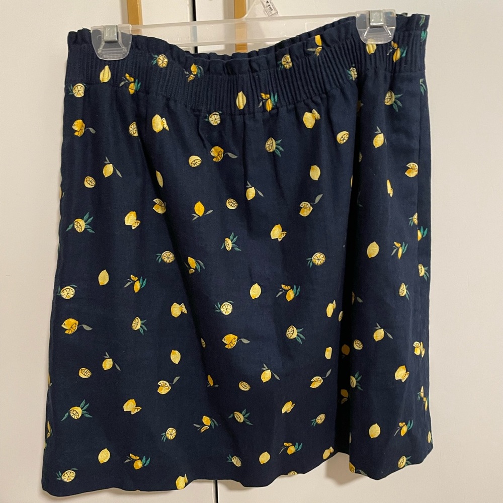 J Crew Lemon Skirt